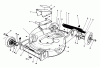 Toro 20182 - Lawnmower, 1993 (39000001-39999999) Ersatzteile HOUSING ASSEMBLY
