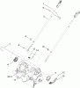 Toro 20192 - Super Bagger Lawn Mower, 2009 (290000001-290999999) Ersatzteile LOWER HANDLE ASSEMBLY