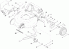 Toro 20192 - Super Bagger Lawn Mower, 2009 (290000001-290999999) Ersatzteile SIDE DISCHARGE, TRANSMISSION AND REAR WHEEL ASSEMBLY