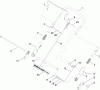 Toro 20192 - Super Bagger Lawn Mower, 2009 (290000001-290999999) Ersatzteile UPPER HANDLE ASSEMBLY