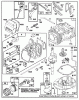 Toro 20210 - Lawnmower, 1991 (1000001-1999999) Ersatzteile ENGINE GTS-150 77-8990 #1