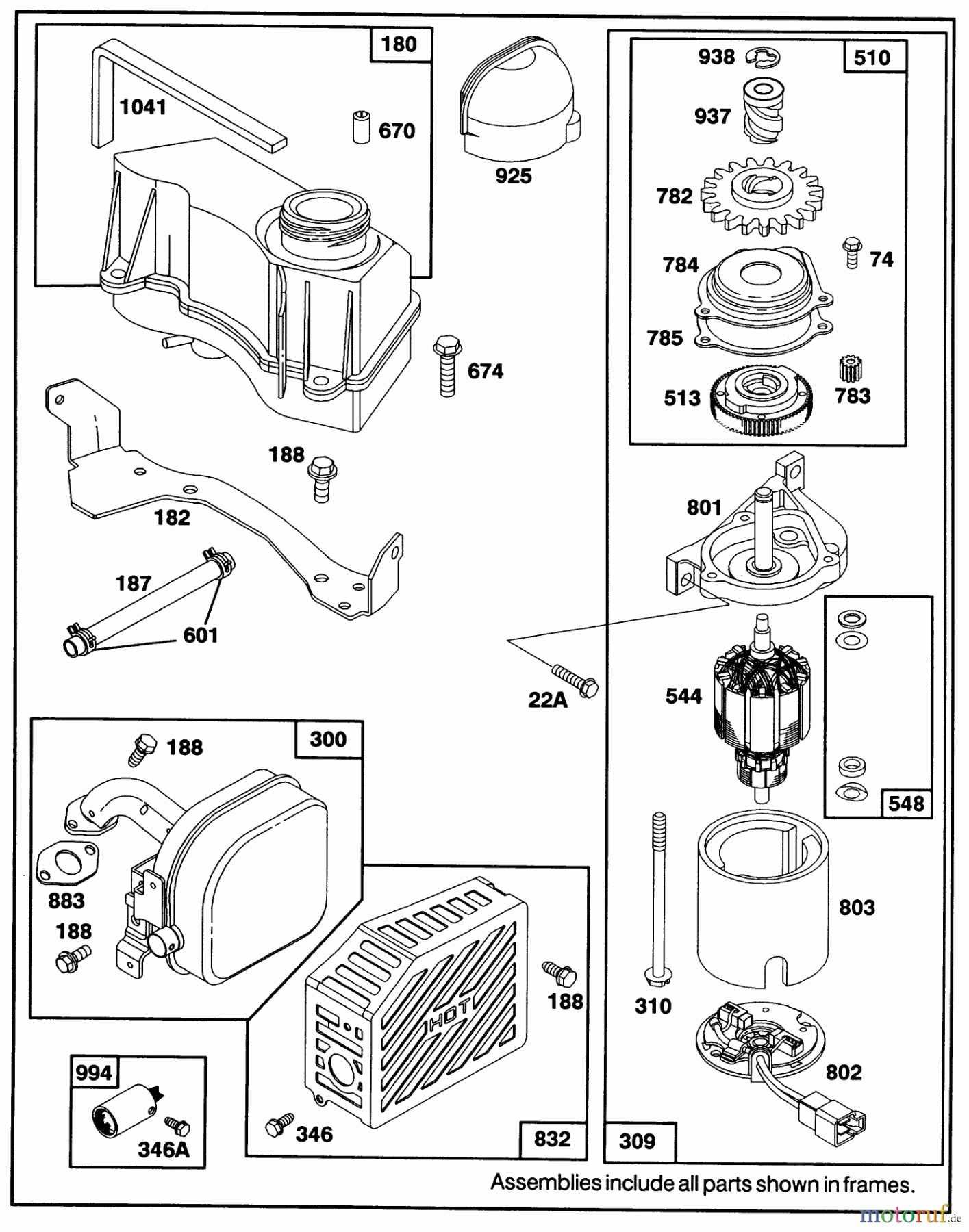 Toro Neu Mowers, Walk-Behind Seite 1 20210 - Toro Lawnmower, 1991 (1000001-1999999) ENGINE GTS-150 77-8990 #4