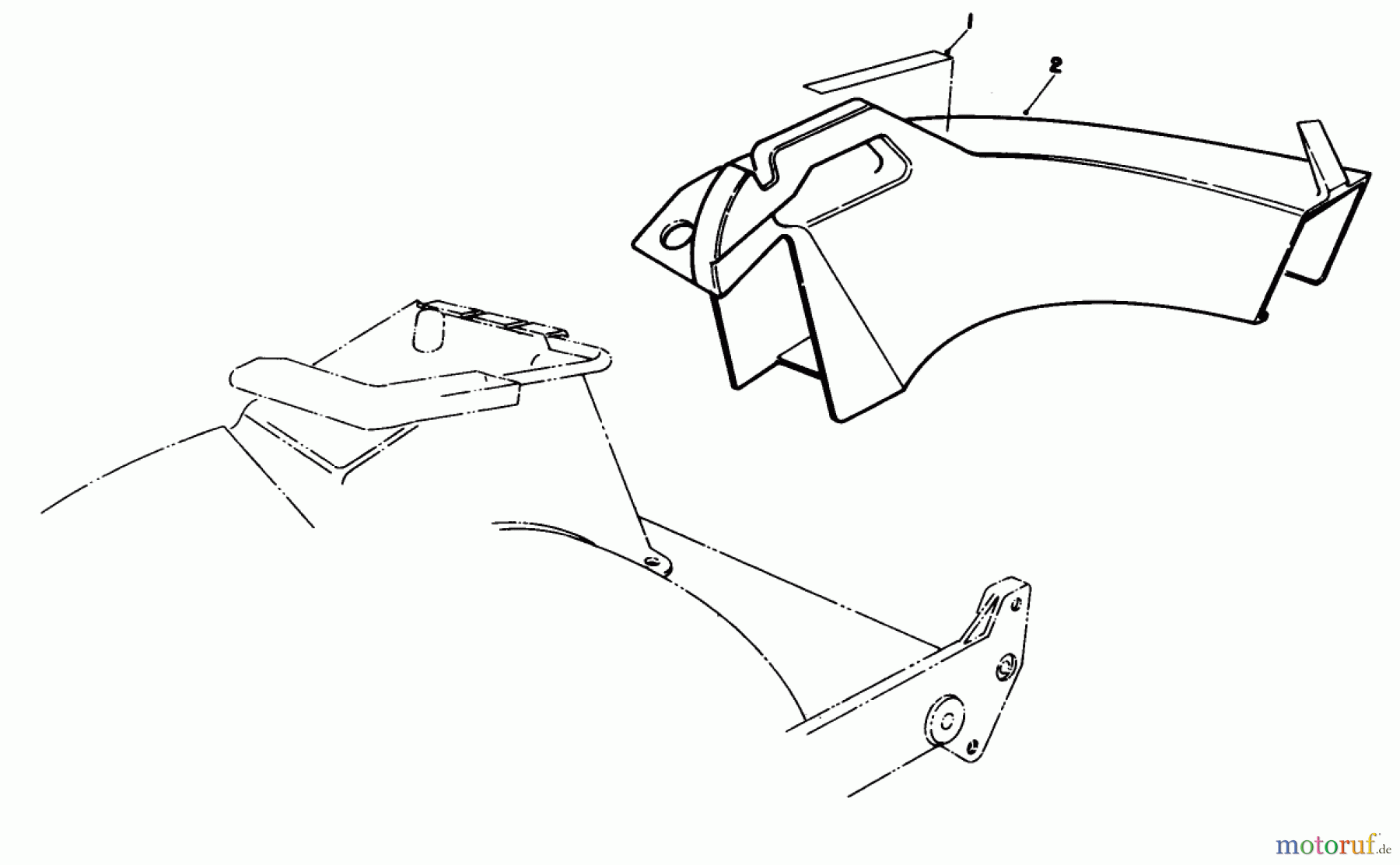 Toro Neu Mowers, Walk-Behind Seite 1 20210 - Toro Lawnmower, 1991 (1000001-1999999) SIDE DISCHARGE CHUTE MODEL NO 59168 (OPTIONAL)