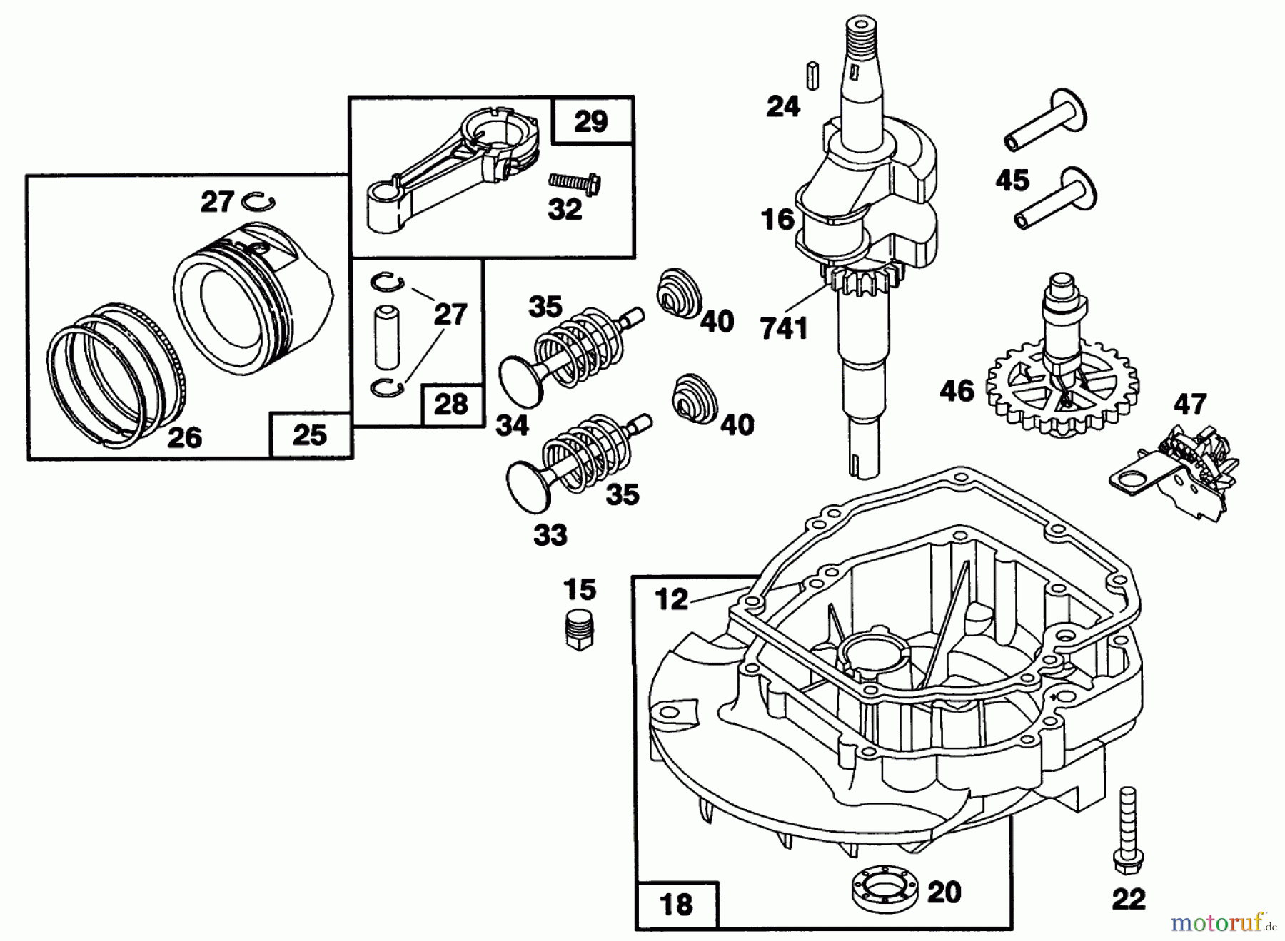 Toro Neu Mowers, Walk-Behind Seite 1 20212 - Toro Lawnmower, 1991 (1000001-1999999) ENGINE BRIGGS & STRATTON MODEL 122702-3188-01 #2