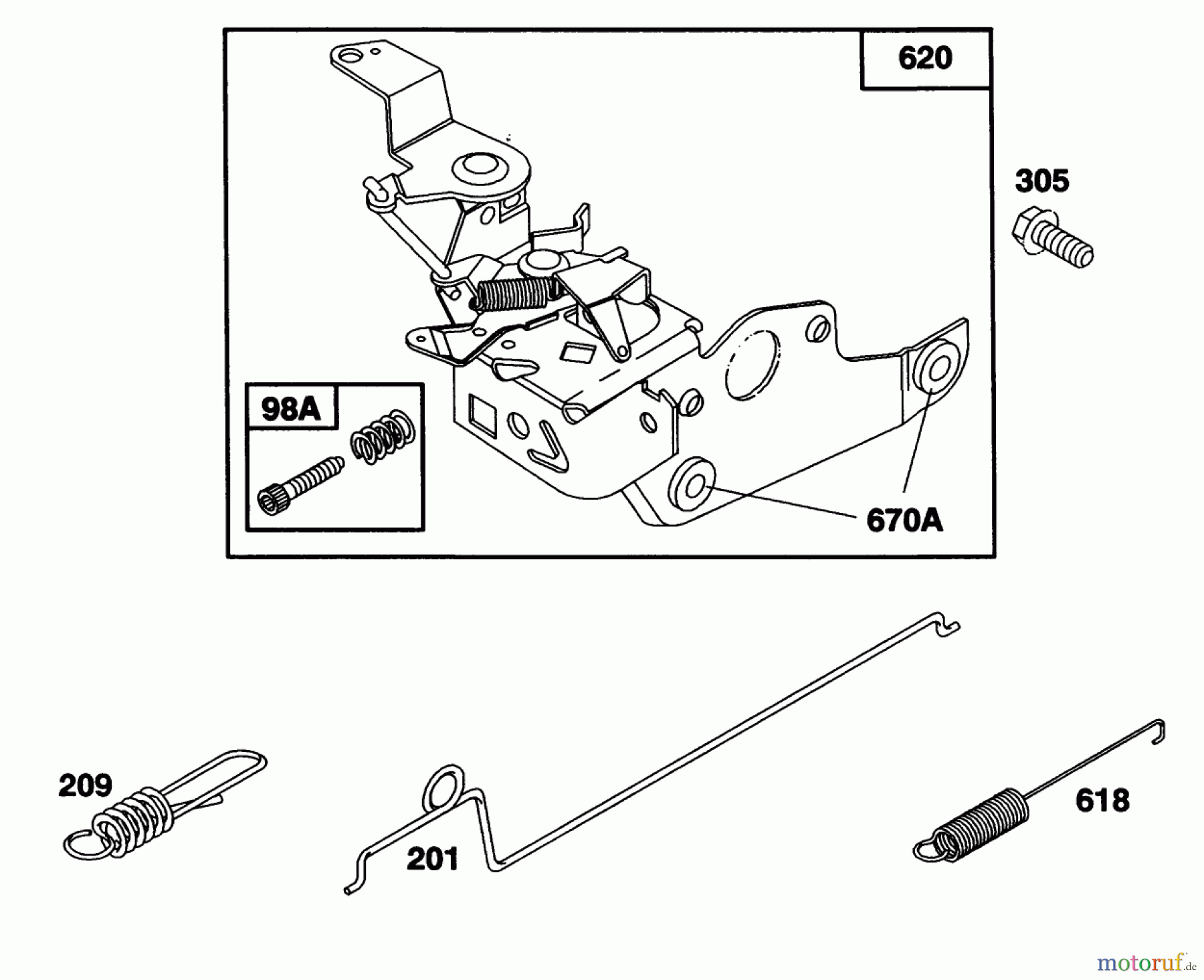 Toro Neu Mowers, Walk-Behind Seite 1 20212 - Toro Lawnmower, 1991 (1000001-1999999) ENGINE BRIGGS & STRATTON MODEL 122702-3188-01 #4