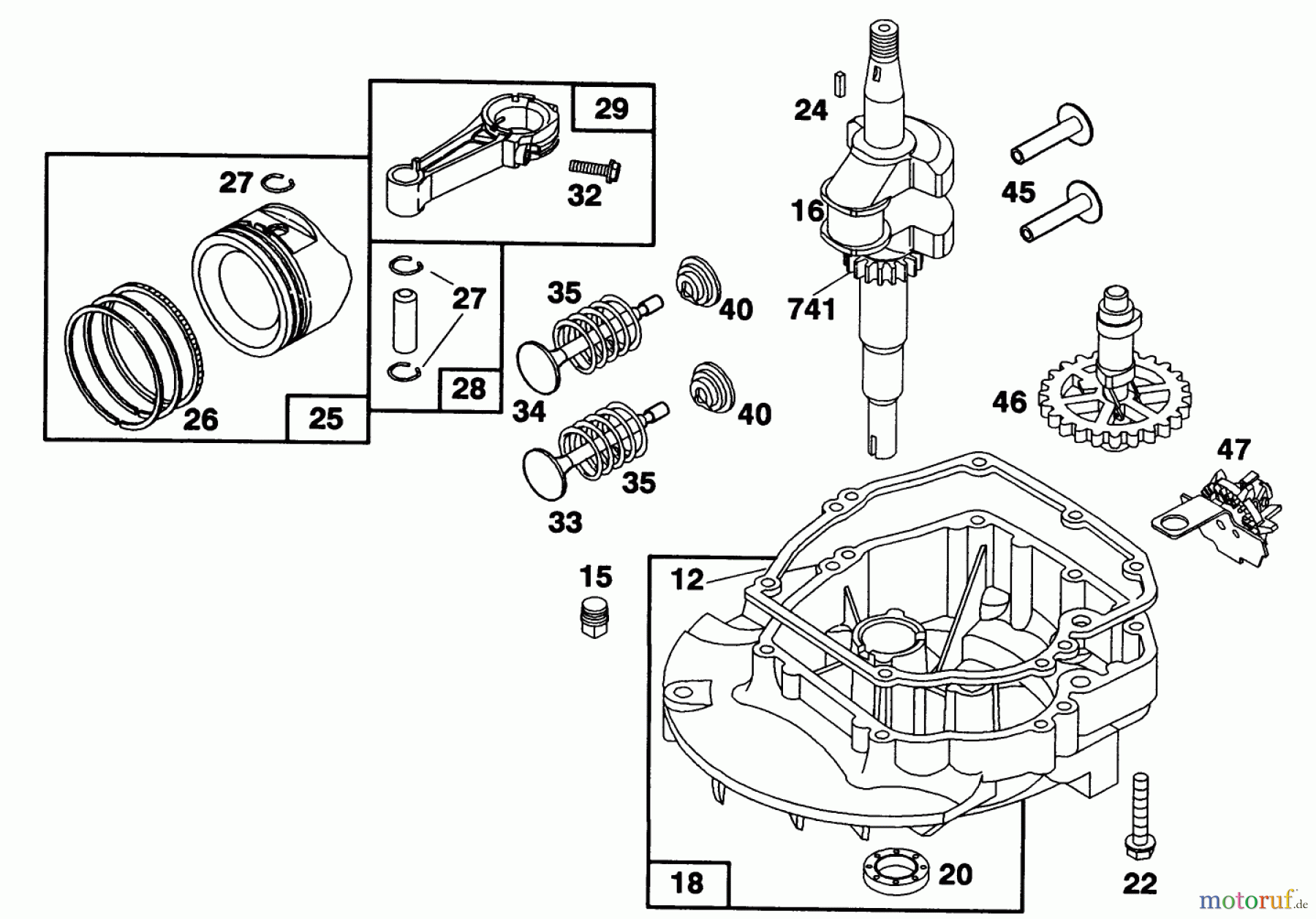  Toro Neu Mowers, Walk-Behind Seite 1 20213 - Toro Lawnmower, 1991 (1000001-1999999) ENGINE BRIGGS & STRATTON MODEL 124702-3115-01 #2