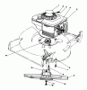 Toro 20214 - Lawnmower, 1991 (1000001-1999999) Ersatzteile ENGINE ASSEMBLY