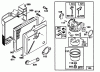 Toro 20214 - Lawnmower, 1991 (1000001-1999999) Ersatzteile ENGINE BRIGGS & STRATTON MODEL 124702-3115-01 #2