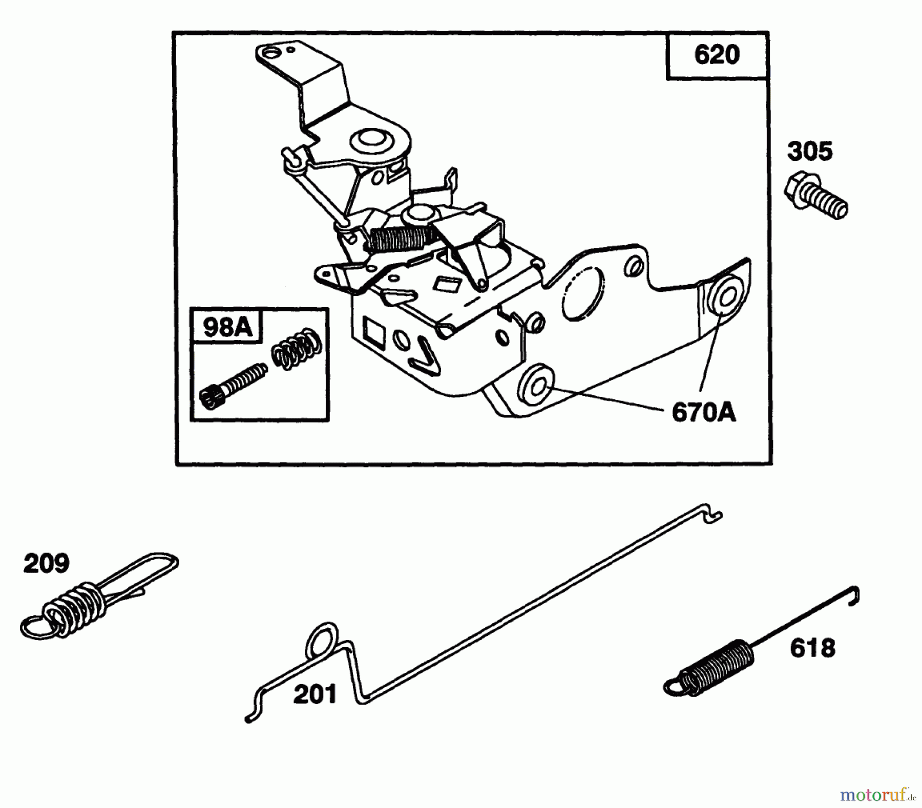 Toro Neu Mowers, Walk-Behind Seite 1 20214 - Toro Lawnmower, 1991 (1000001-1999999) ENGINE BRIGGS & STRATTON MODEL 124702-3115-01 #3