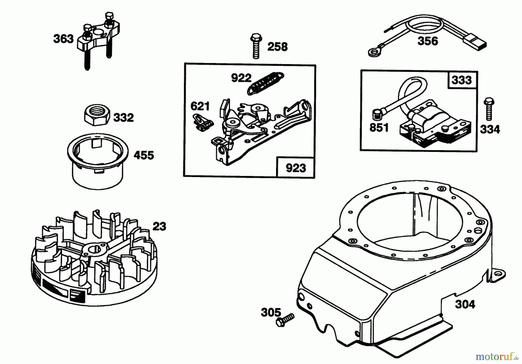 Toro Neu Mowers, Walk-Behind Seite 1 20214 - Toro Lawnmower, 1991 (1000001-1999999) ENGINE BRIGGS & STRATTON MODEL 124702-3115-01 #5