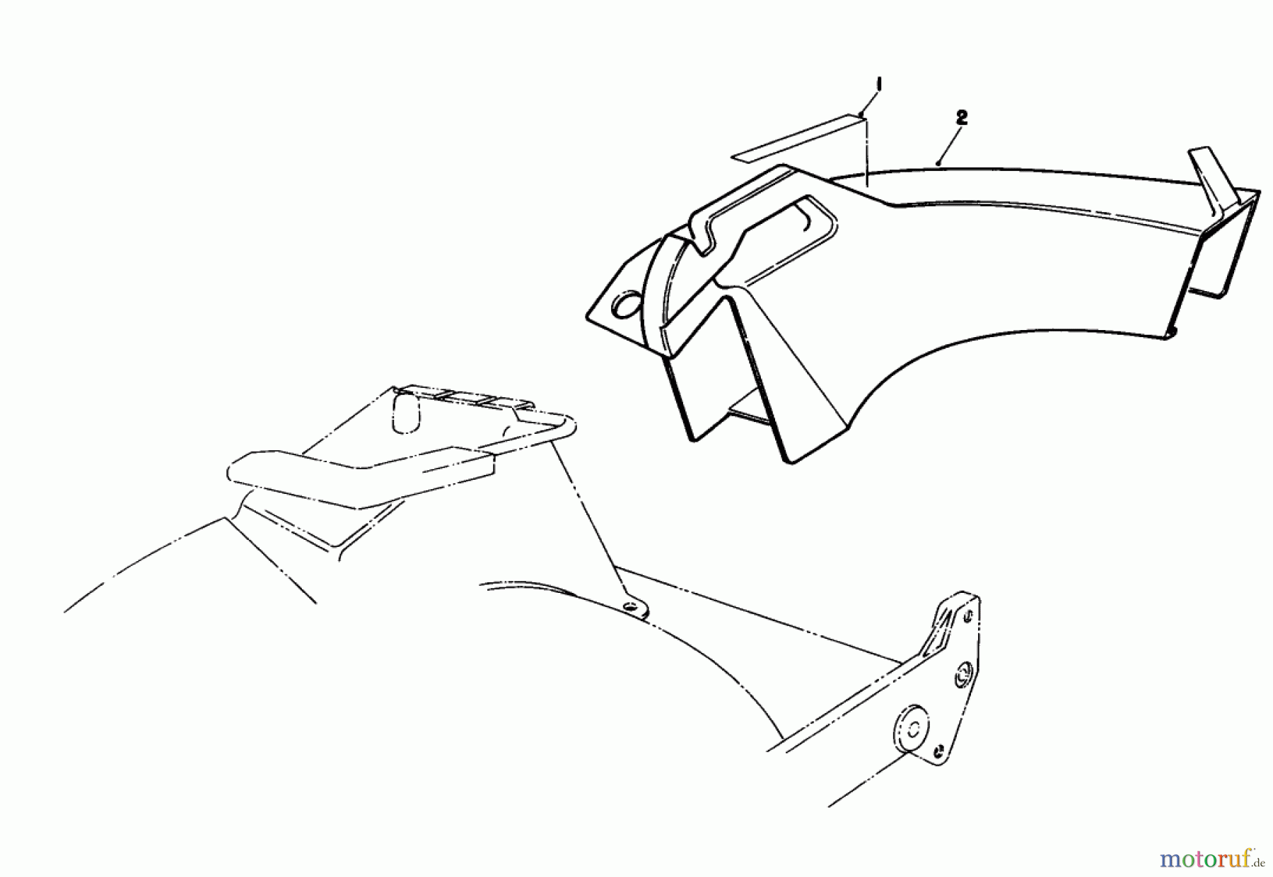 Toro Neu Mowers, Walk-Behind Seite 1 20214 - Toro Lawnmower, 1992 (2000001-2999999) SIDE DISCHARGE CHUTE MODEL NO. 59168 (OPTIONAL)