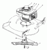 Toro 20215 - Lawnmower, 1991 (1000001-1999999) Ersatzteile ENGINE ASSEMBLY