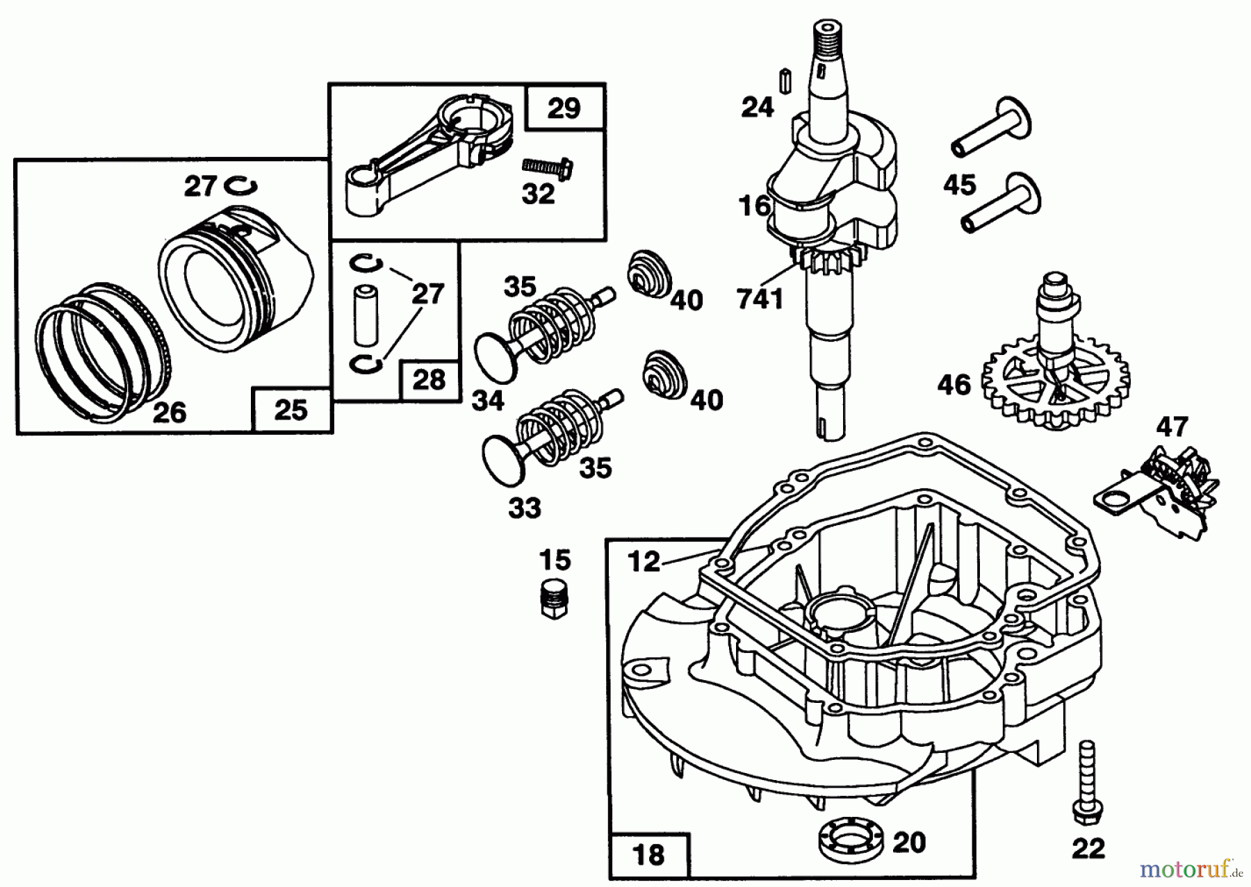 Toro Neu Mowers, Walk-Behind Seite 1 20215 - Toro Lawnmower, 1992 (2000001-2999999) ENGINE BRIGGS & STRATTON MODEL 122702-3171-01 #2