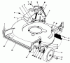 Toro 20215 - Lawnmower, 1992 (2000001-2999999) Ersatzteile HOUSING ASSEMBLY