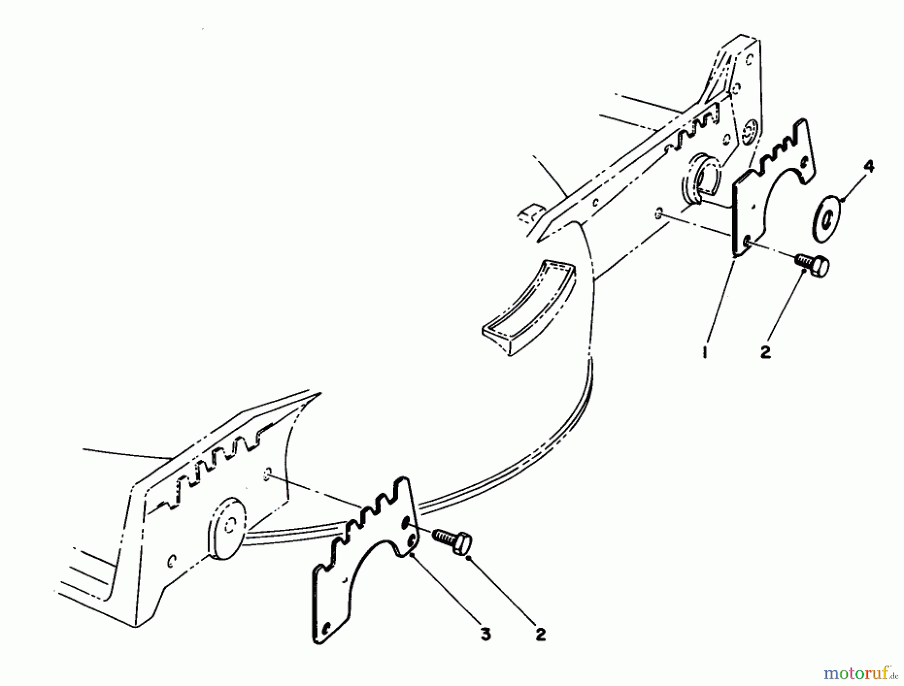 Toro Neu Mowers, Walk-Behind Seite 1 20215 - Toro Lawnmower, 1992 (2000001-2999999) WEAR PLATE MODEL NO. 49-4080 (OPTIONAL)