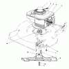 Toro 20216 - Lawnmower, 1991 (1000001-1999999) Ersatzteile ENGINE ASSEMBLY