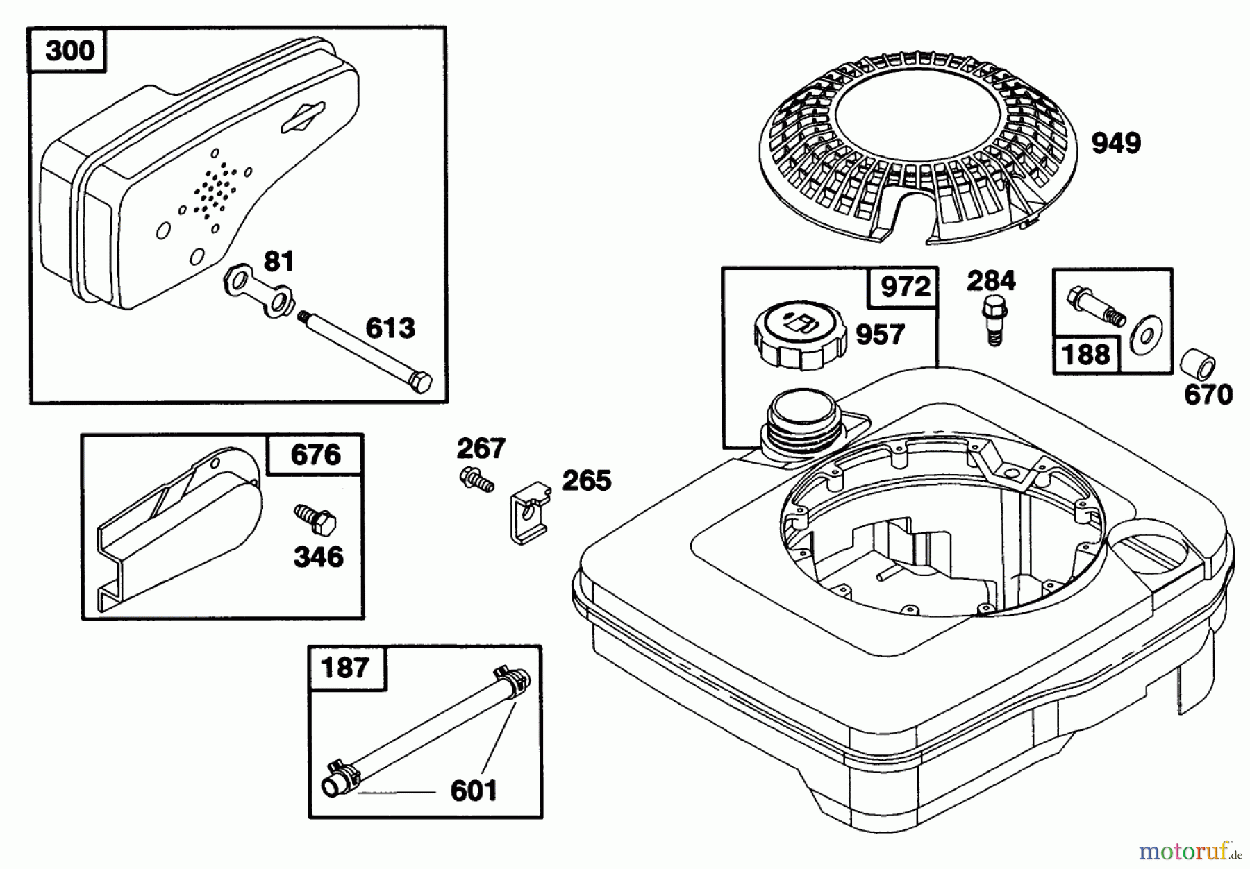 Toro Neu Mowers, Walk-Behind Seite 1 20216 - Toro Lawnmower, 1991 (1000001-1999999) ENGINE BRIGGS & STRATTON MODEL 122702-3171-01 #7