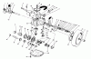 Toro 20216 - Lawnmower, 1991 (1000001-1999999) Ersatzteile GEAR CASE ASSEMBLY