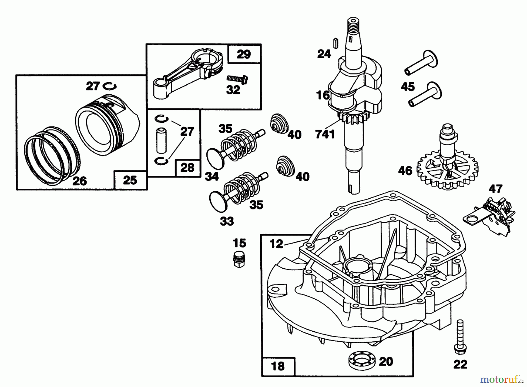 Toro Neu Mowers, Walk-Behind Seite 1 20217 - Toro Lawnmower, 1991 (1000001-1999999) ENGINE RIGGS & STRATTON MODEL 124702-3115-01 #2