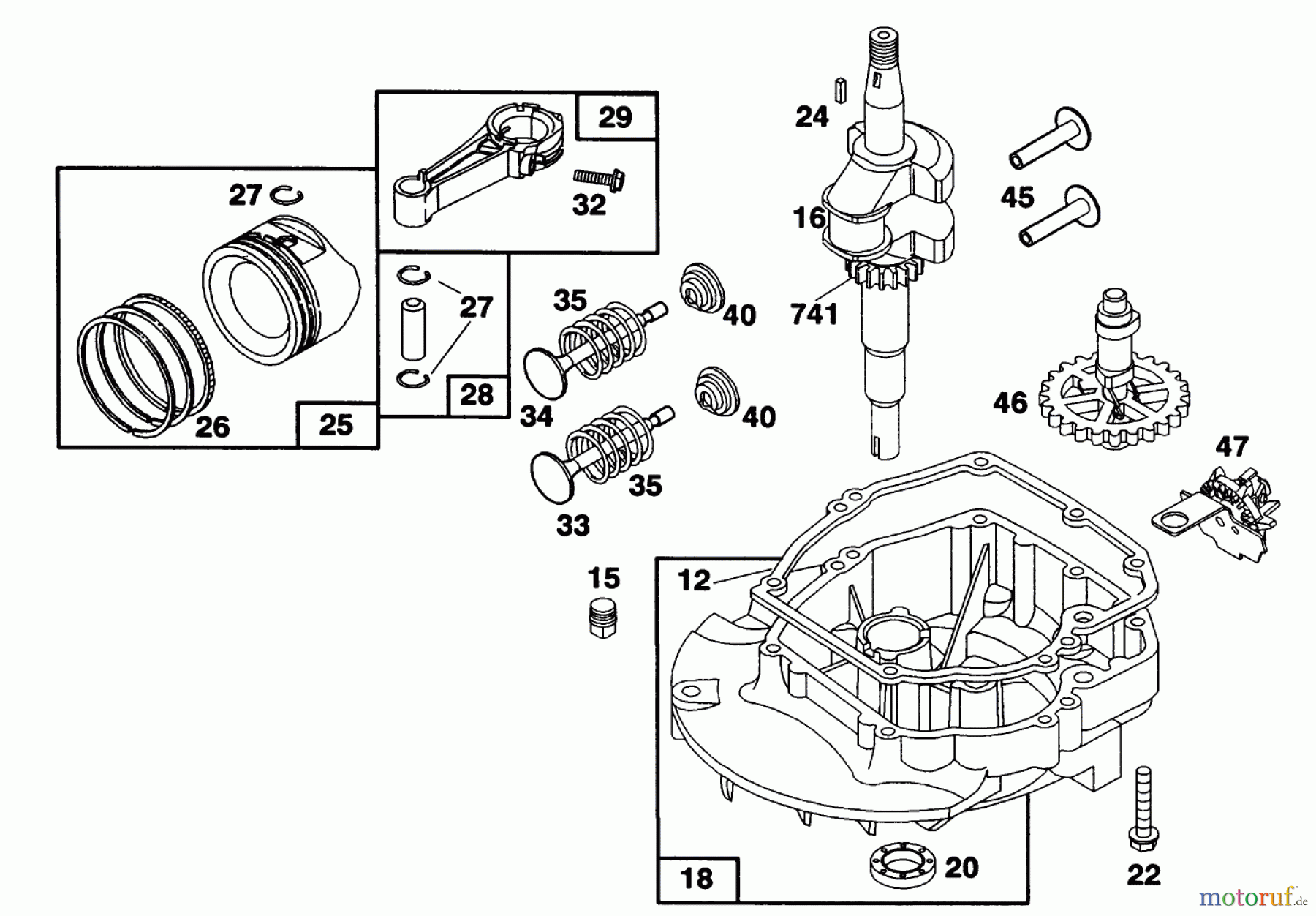 Toro Neu Mowers, Walk-Behind Seite 1 20217 - Toro Lawnmower, 1992 (2000001-2999999) ENGINE BRIGGS & STRATTON MODEL 124702-3115-01 #2