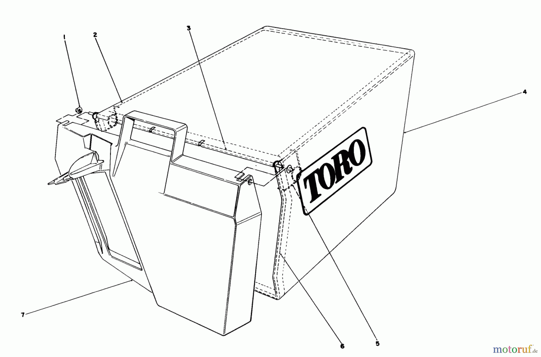 Toro Neu Mowers, Walk-Behind Seite 1 20217 - Toro Lawnmower, 1992 (2000001-2999999) RECYCLER BAGGING KIT MODEL NO. 59179 (OPTIONAL) #2
