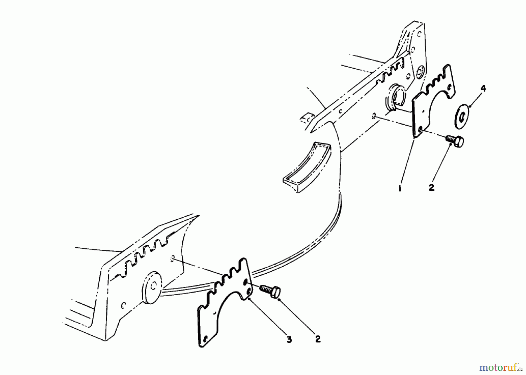 Toro Neu Mowers, Walk-Behind Seite 1 20217 - Toro Lawnmower, 1992 (2000001-2999999) WEAR PLATE MODEL NO. 49-4080 (OPTIONAL)