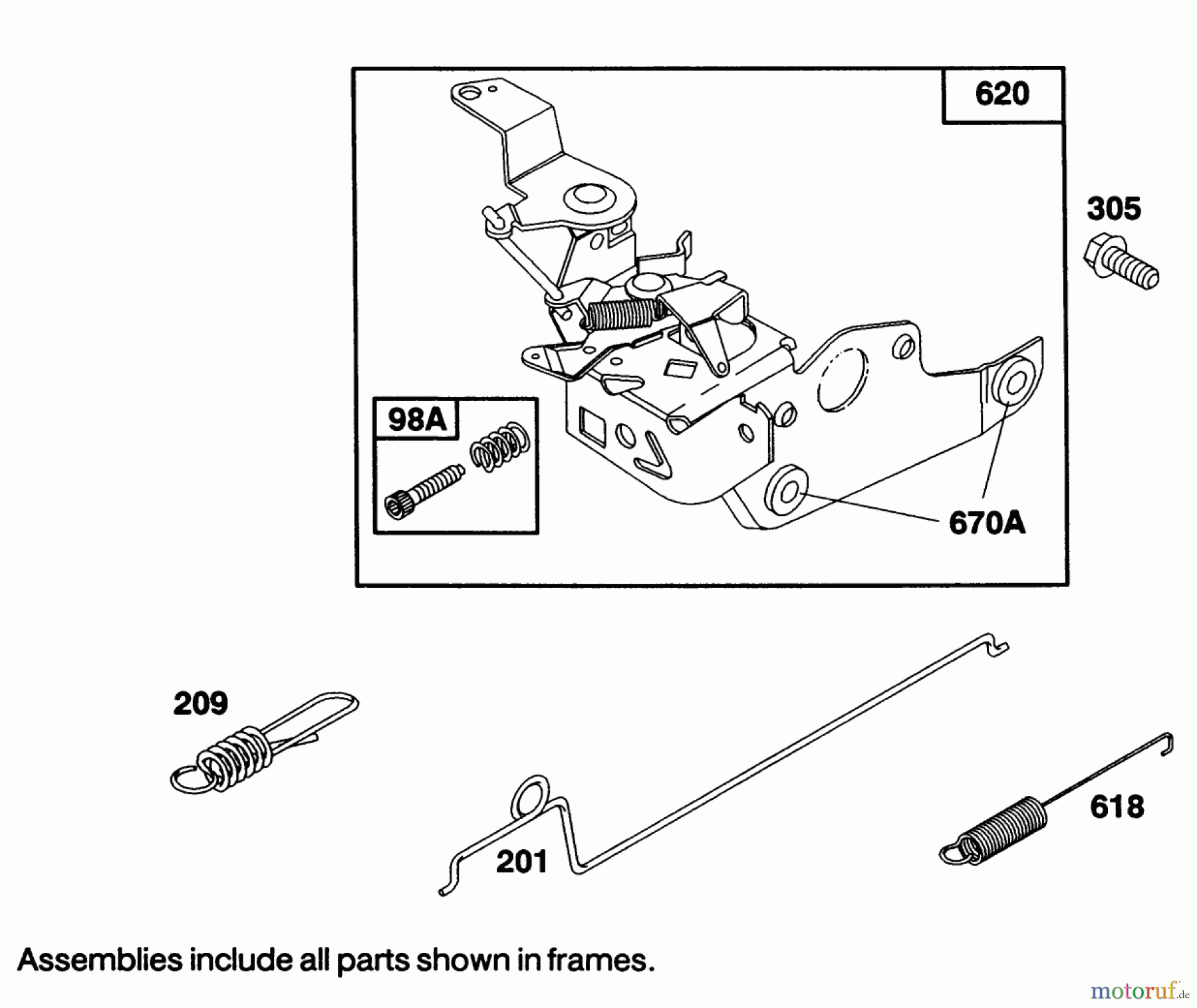 Toro Neu Mowers, Walk-Behind Seite 1 20218 - Toro Lawnmower, 1992 (2000001-2999999) ENGINE BRIGGS & STRATTON MODEL 124702-3115-01 #4