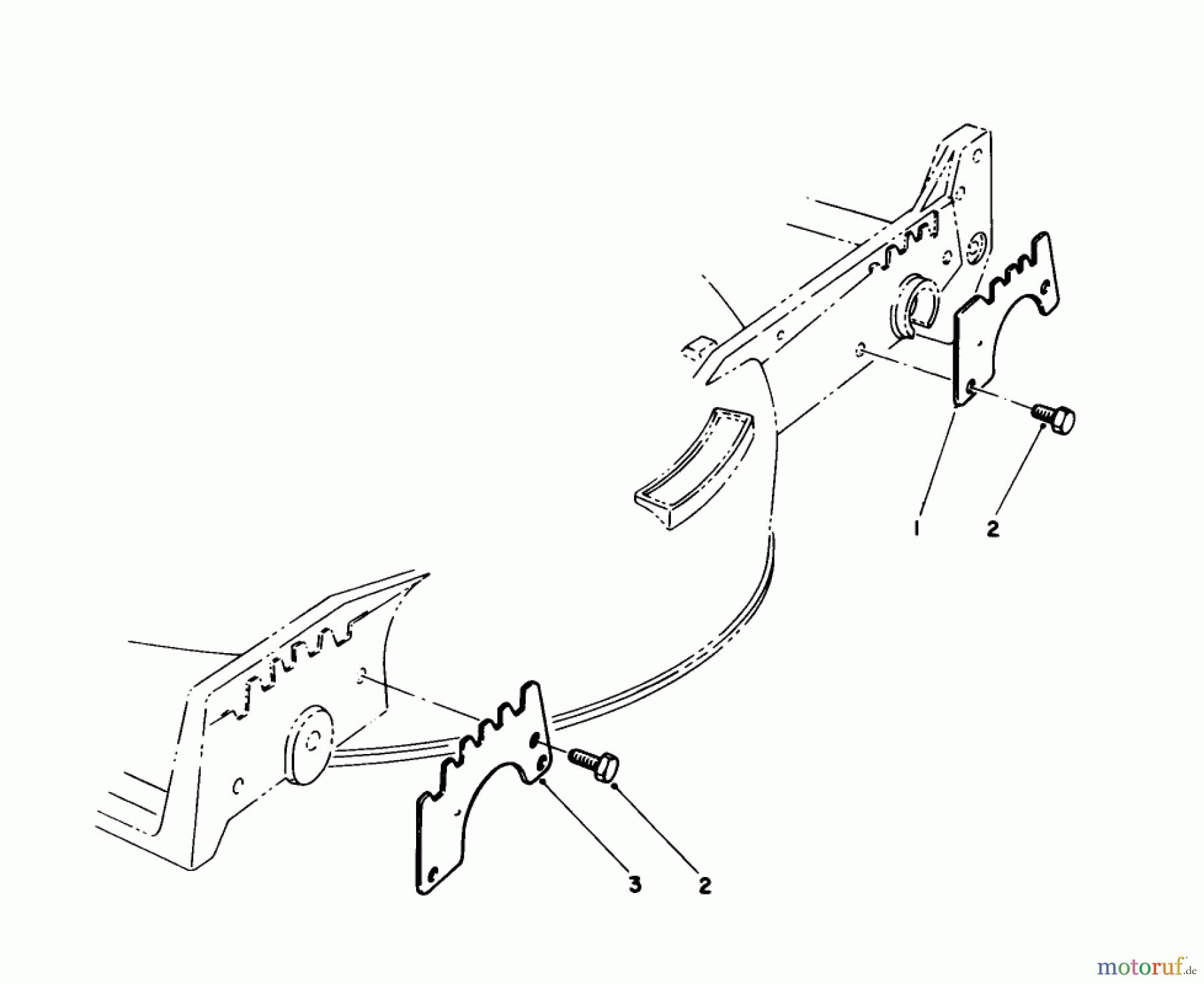 Toro Neu Mowers, Walk-Behind Seite 1 20218 - Toro Lawnmower, 1992 (2000001-2999999) WEAR PLATE MODEL NO. 49-4080