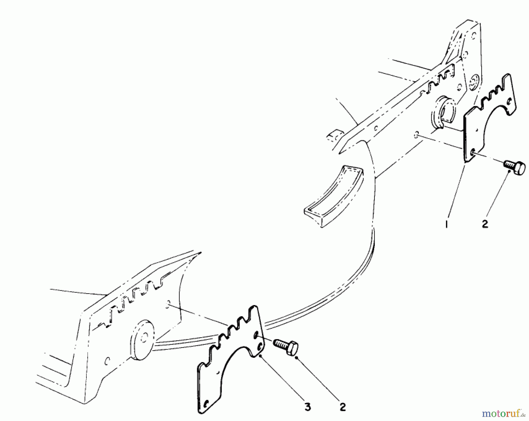 Toro Neu Mowers, Walk-Behind Seite 1 20219 - Toro Lawnmower, 1991 (1000001-1999999) WEAR PLATE MODEL NO. 49-4080 (OPTIONAL)