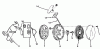 Toro 20555 - Lawnmower, 1970 (0000001-0999999) Ersatzteile REWIND STARTER NO. 590450A