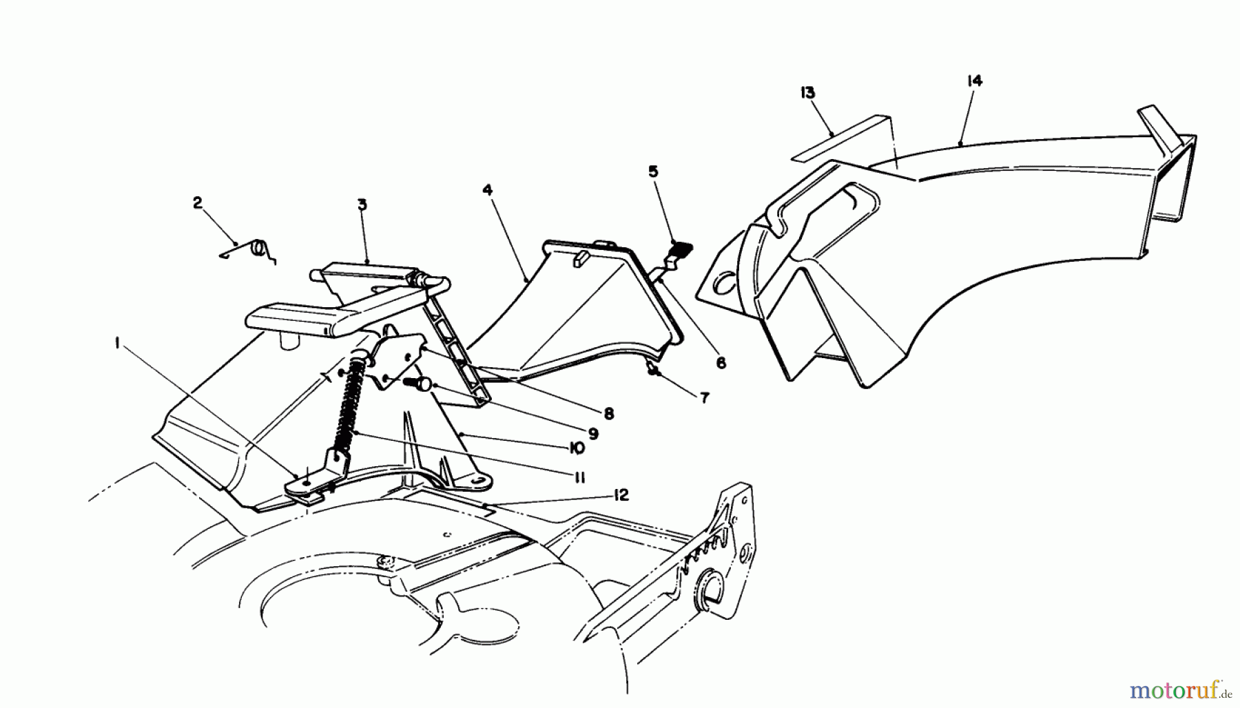Toro Neu Mowers, Walk-Behind Seite 1 20322 - Toro Lawnmower, 1992 (2000001-2999999) RECYCLER SIDE DISCHARGE KIT MODEL NO. 59189 (OPTIONAL)