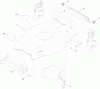 Toro 20323 - 20" Mulching/Rear Bagging Lawn Mower, 2010 (310000001-310999999) Ersatzteile HOUSING AND REAR DOOR ASSEMBLY