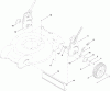 Toro 20323 - 20" Mulching/Rear Bagging Lawn Mower, 2010 (310000001-310999999) Ersatzteile REAR WHEEL AND HEIGHT-OF-CUT ASSEMBLY