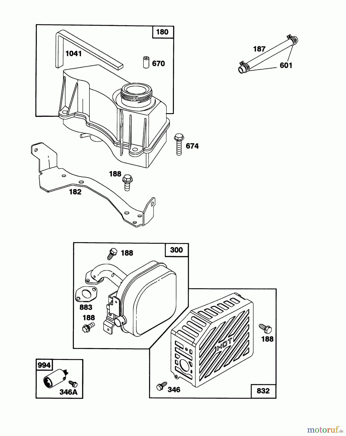 Toro Neu Mowers, Walk-Behind Seite 1 20324 - Toro Lawnmower, 1992 (2000001-2999999) ENGINE GTS-150 77-8980 #4