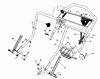 Toro 20325 - Lawnmower, 1992 (2000001-2999999) Ersatzteile HANDLE ASSEMBLY