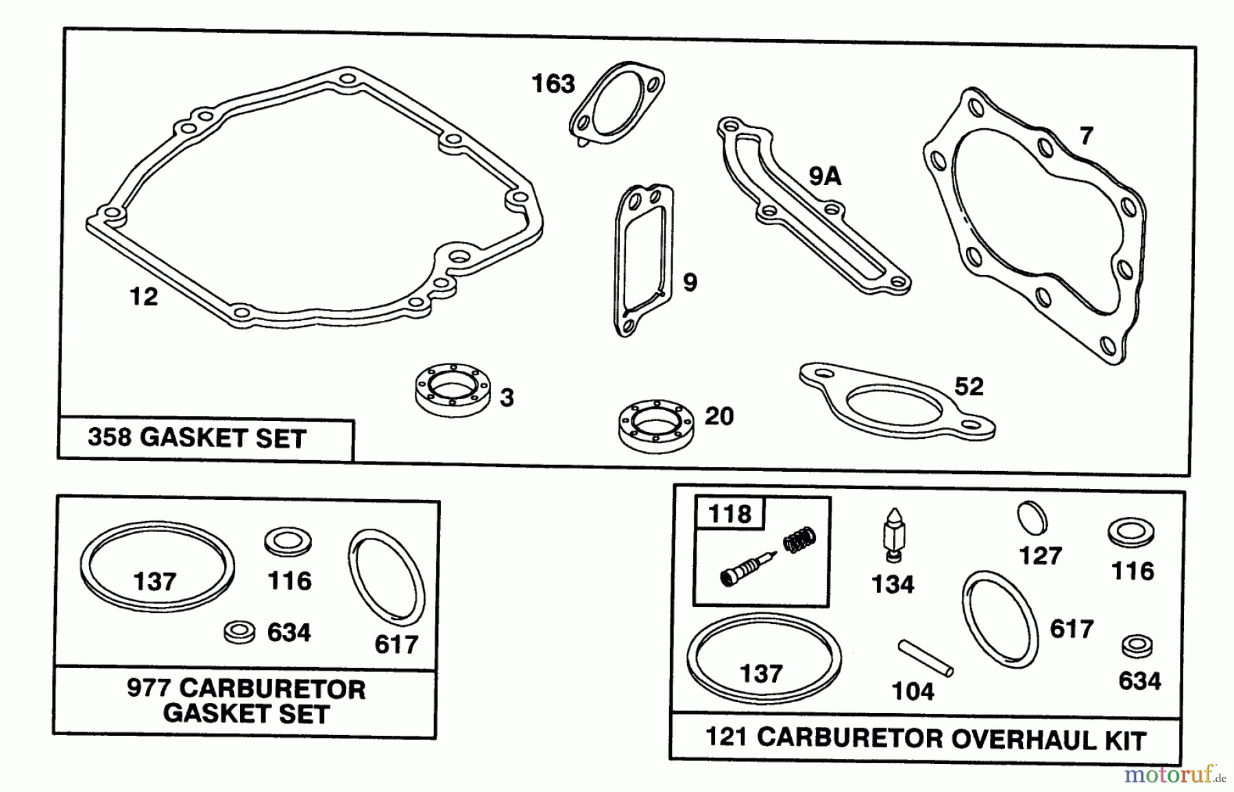 Toro Neu Mowers, Walk-Behind Seite 1 20327B - Toro Lawnmower, 1992 (2000001-2999999) ENGINE BRIGGS & STRATTON MODEL 124702-0189-01 #8