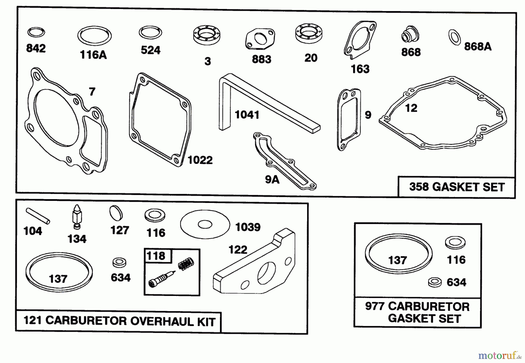 Toro Neu Mowers, Walk-Behind Seite 1 20328B - Toro Lawnmower, 1992 (2000001-2999999) ENGINE BRIGGS & STRATTON MODEL 97772-0112-01 #8