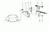 Toro 20329 - Lawnmower, 1992 (2000001-2999999) Ersatzteile BRAKE ASSEMBLY