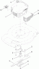 Toro 20330 - 22" Recycler Lawn Mower, 2010 (310000001-310008917) Ersatzteile ENGINE AND BLADE ASSEMBLY