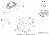 Toro 20330C - 22" Recycler Lawn Mower, 2009 (290000001-290999999) Ersatzteile BLOWER HOUSING AND FLYWHEEL ASSEMBLY BRIGGS AND STRATTON 124T02-0206-B1
