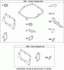 Toro 20330C - 22" Recycler Lawn Mower, 2009 (290000001-290999999) Ersatzteile ENGINE AND VALVE GASKET SETS BRIGGS AND STRATTON 124T02-0206-B1