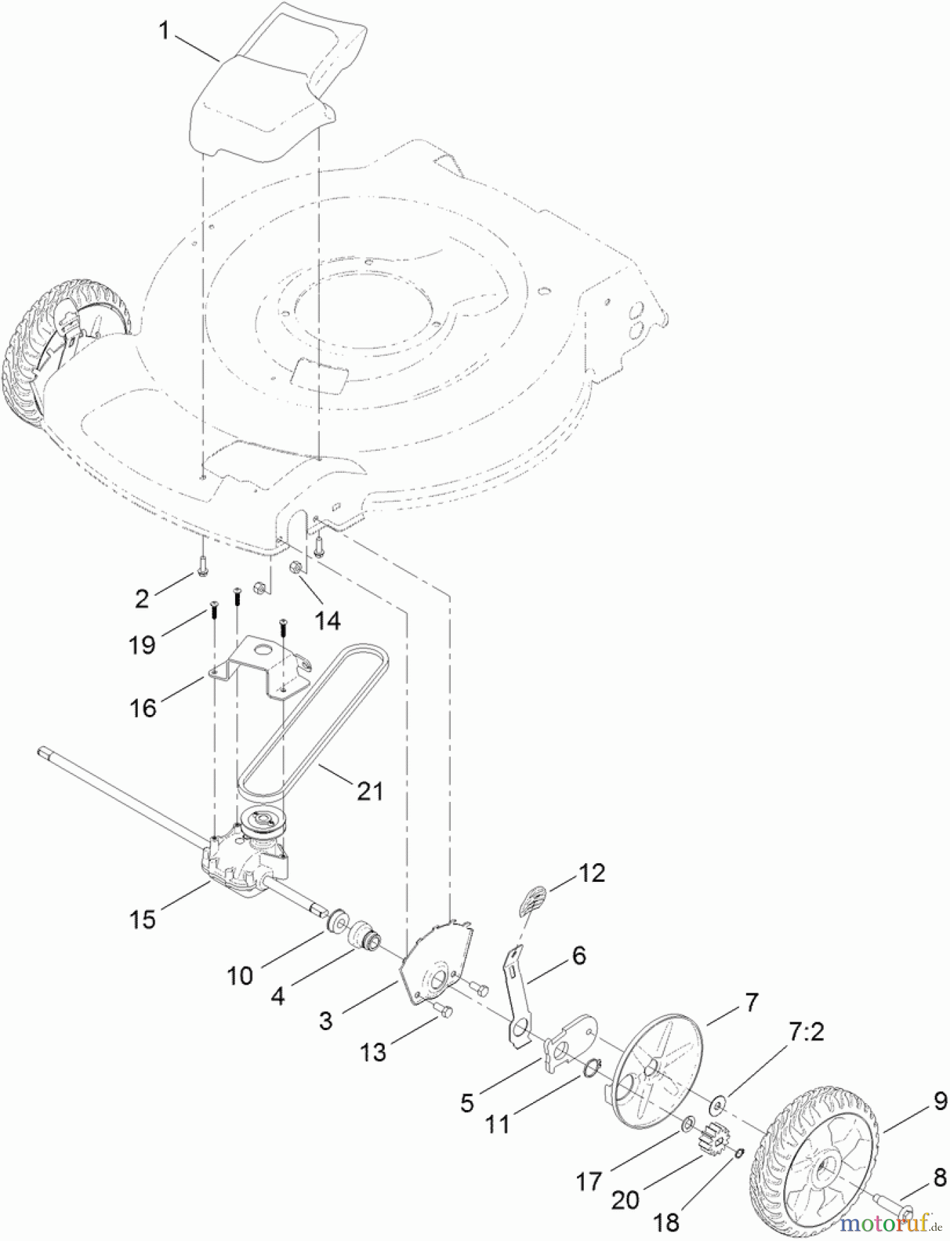 Toro Neu Mowers, Walk-Behind Seite 1 20331 - Toro 22