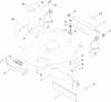 Toro 20331C - 22" Recycler Lawn Mower, 2010 (310000001-310999999) Ersatzteile HOUSING AND REAR DOOR ASSEMBLY