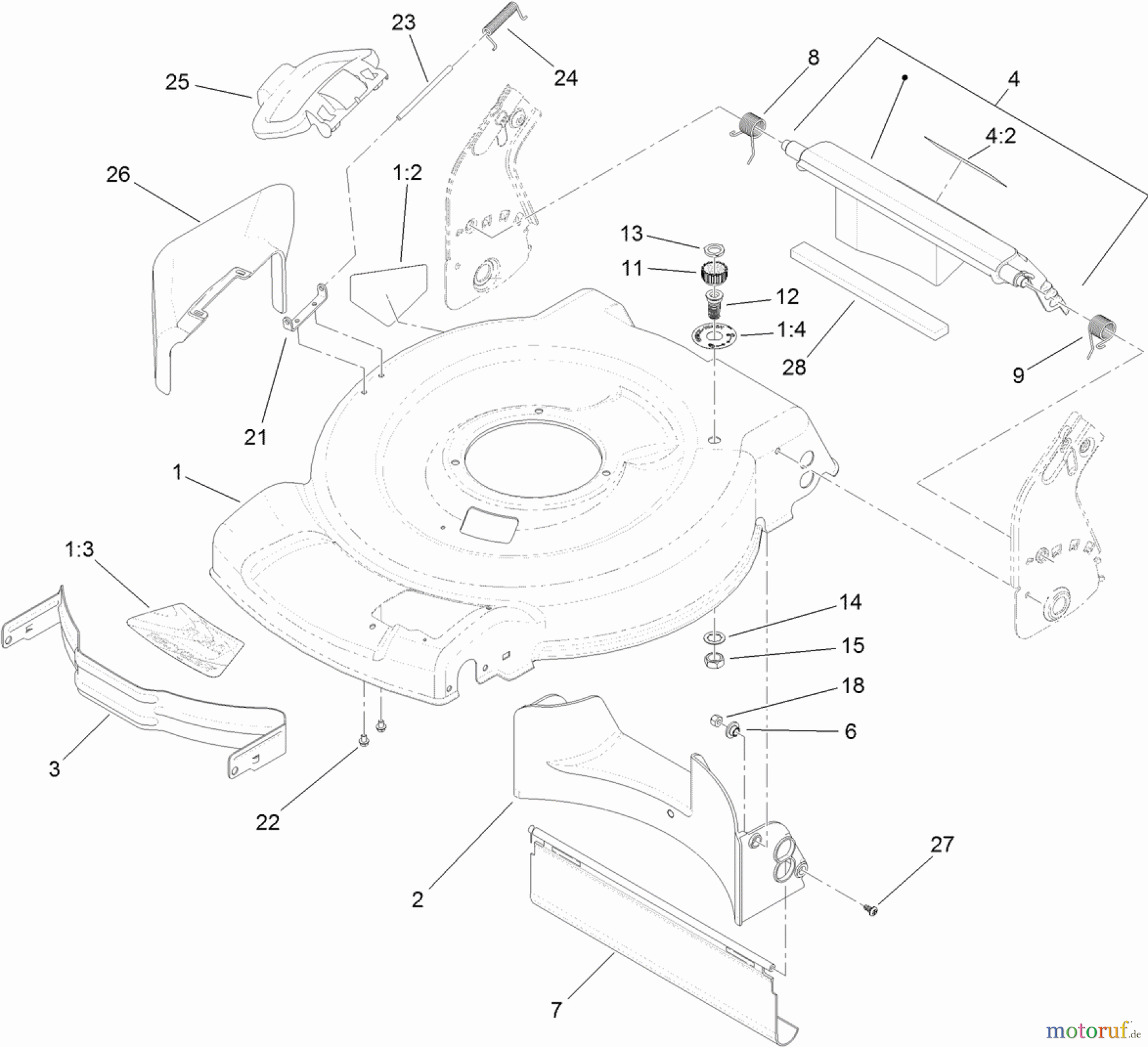 Toro Neu Mowers, Walk-Behind Seite 1 20331C - Toro 22