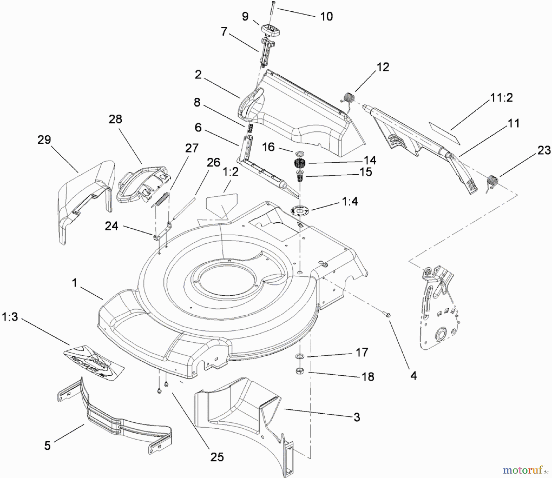 Toro Neu Mowers, Walk-Behind Seite 1 20332C - Toro 22