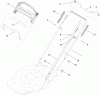 Toro 20332C - 22" Recycler Lawn Mower, 2010 (310000001-310999999) Ersatzteile HANDLE ASSEMBLY