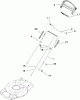 Toro 20333 - 22" Recycler Lawn Mower, 2009 (290000001-290999999) Ersatzteile HANDLE ASSEMBLY