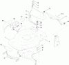 Toro 20333C - 22" Recycler Lawn Mower, 2011 (311000001-311999999) Ersatzteile DECK, SIDE CHUTE AND REAR DOOR ASSEMBLY