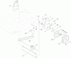 Toro 20333C - 22" Recycler Lawn Mower, 2011 (311000001-311999999) Ersatzteile TRANSMISSION AND REAR WHEEL DRIVE ASSEMBLY