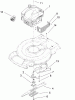 Toro 20334C - 22" Recycler Lawn Mower, 2009 (290000001-290999999) Ersatzteile ENGINE AND BLADE ASSEMBLY